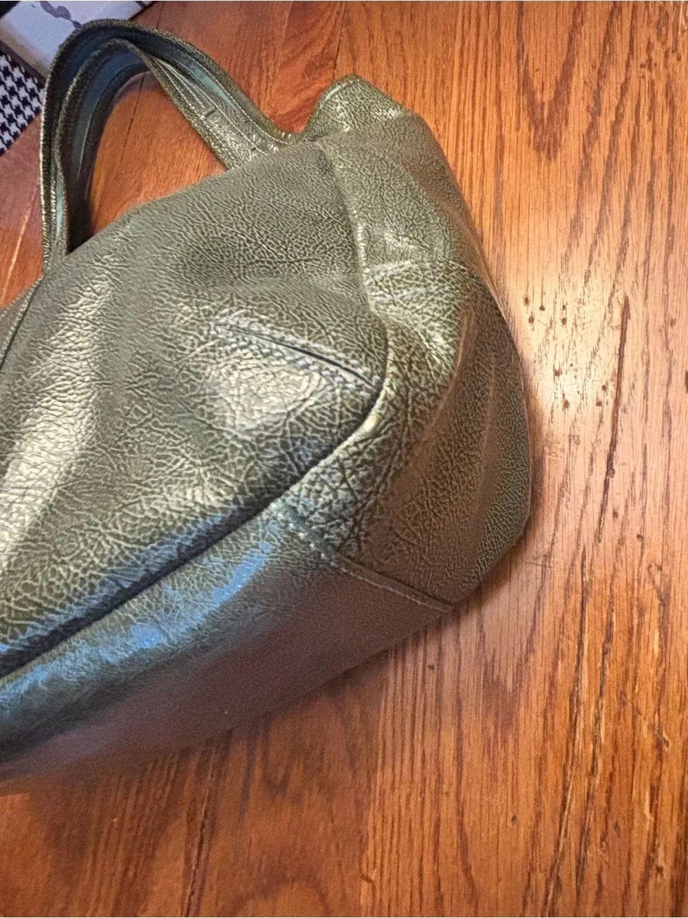 Coach Legacy Ergo Patent Leather Tote 11012 Metallic Green 65th Anniversary